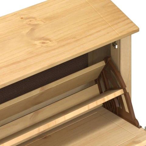 SZAFKA NA BUTY CORONA 99X32X47CM LITE DREWNO SOSNOWE