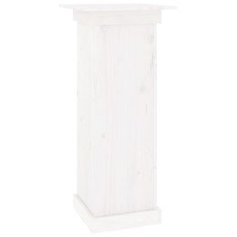 KWIETNIK BIAŁY 40X40X90CM LITE DREWNO SOSNOWE