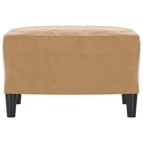 PODNÓŻEK BRĄZOWY 60X50X41CM AKSAMIT