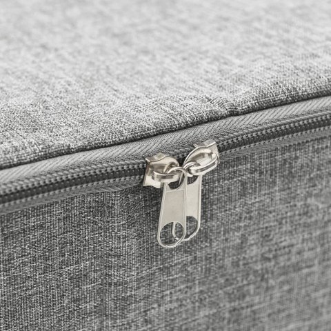 POJEMNIK TKANINA 70X40X18CM SZARY