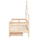 RAMA ŁÓŻKA DZIECIĘCEGO Z SZUFLADAMI 70X140CM SOSNOWA