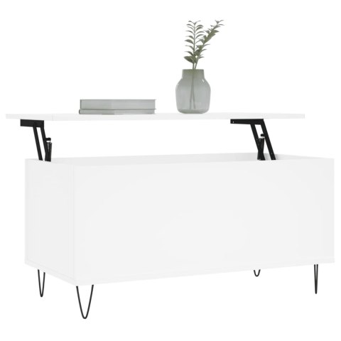 STOLIK KAWOWY BIAŁY 90X44,5X45CM