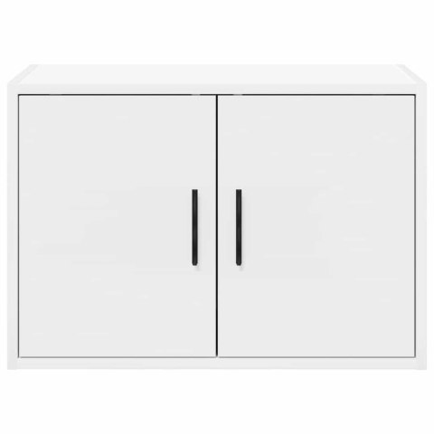 GARAŻOWA SZAFKA ŚCIENNA BIAŁA Z DREWNA KLEJONEGO