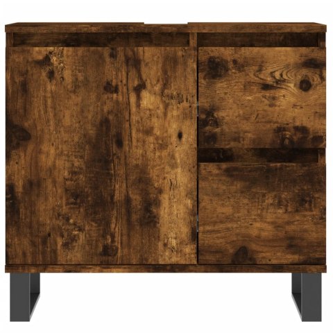 3-CZĘŚCIOWY ZESTAW MEBLI ŁAZIENKOWYCH PRZYDYMIONY DĄB