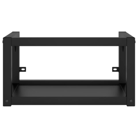 MOCOWANY NA ŚCIANIE STELAŻ POD UMYWALKĘ CZARNY 40X38X31CM