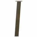 NOGI DO STOŁU KONSOLOWEGO 4 SZT. NATURALNA STAL 72CM STAL