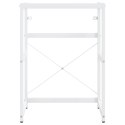 STELAŻ POD UMYWALKĘ BIAŁY 59X38X83CM ŻELAZNY