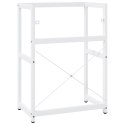 STELAŻ POD UMYWALKĘ BIAŁY 59X38X83CM ŻELAZNY