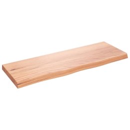BLAT DO ŁAZIENKI JASNOBRĄZOWY 80X30X(2-4)CM LITE DREWNO