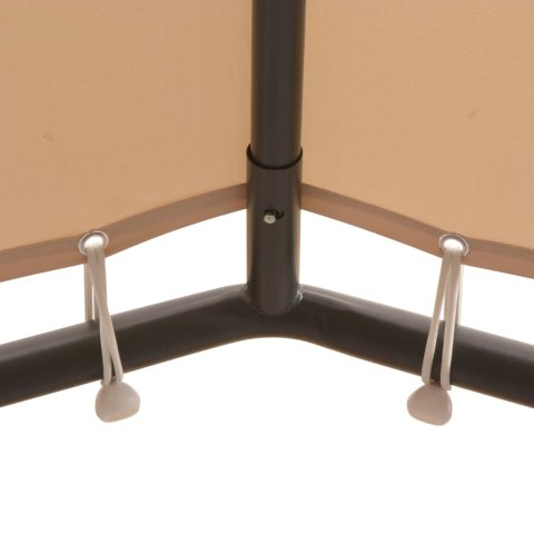 ALTANA/NAMIOT OGRODOWY 4X4M STAL BEŻOWY