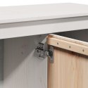 SZAFKA POD TELEWIZOR BIAŁA 103X36,5X52CM DREWNO SOSNOWE