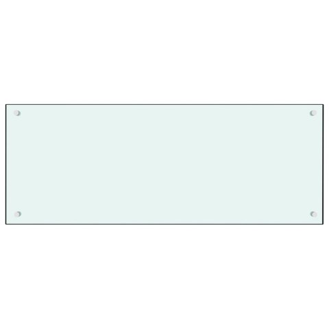 PANEL OCHRONNY DO KUCHNI BIAŁY 100X40CM SZKŁO HARTOWANE