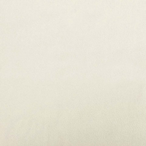 FOTEL BUJANY ZE STOŁKIEM KREMOWY AKSAMIT