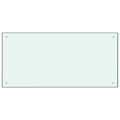 PANEL OCHRONNY DO KUCHNI BIAŁY 100X50CM SZKŁO HARTOWANE