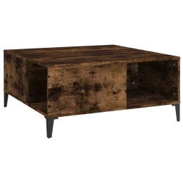 STOLIK KAWOWY PRZYDYMIONY DĄB 80X80X36,5CM