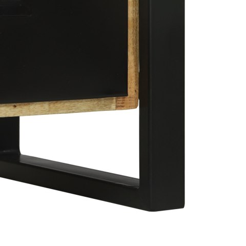 ZESTAW MEBLI ŁAZIENKOWYCH SZAFKA POD UMYWALKĘ + SZAFKA 2 EL. DREWNO MANGO