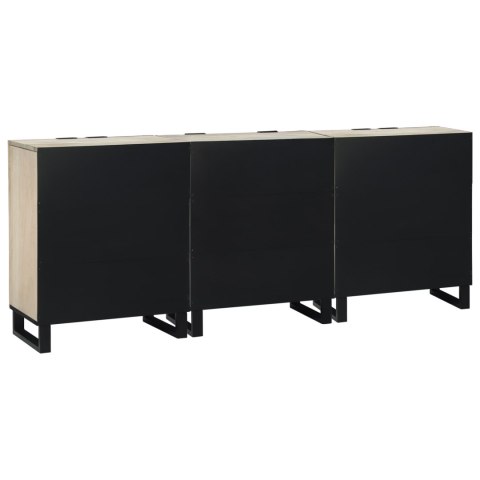 ZESTAW MEBLI ŁAZIENKOWYCH 3 SZT. BIAŁY 180X33X75CM