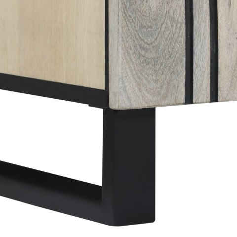 ZESTAW MEBLI ŁAZIENKOWYCH Z PÓŁKĄ 2 SZT. BIAŁY 62X33X58CM