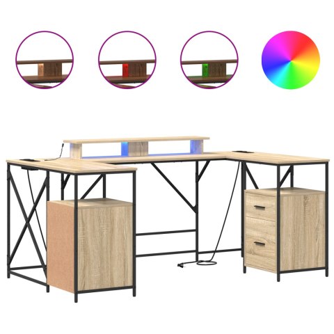 BIURKO SONOMA DĄB 182X101X87.5CM