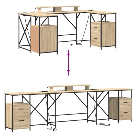 BIURKO SONOMA DĄB 182X101X87.5CM