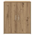 KOMODA Z PÓŁKĄ Z PRZECHOWYWANIEM Z DRZWIAMI 2 SZT. DĄB ARTISAN 60X31X70CM