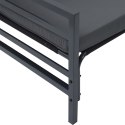 ZESTAW SOF NA OGRÓD 11 PCS ANTRACYTOWY STAL