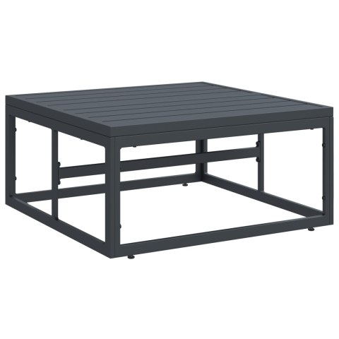 ZESTAW SOF NA OGRÓD 11 PCS ANTRACYTOWY STAL