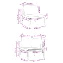 VidaXL Zestaw Sof na Ogród 11 pcs Antracytowy Stal