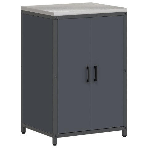 ZESTAW PRZECHOWYWANIA W KUCHNI Z PÓŁKĄ INNY 3 SZT. ANTRACYTOWY