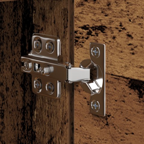 ZESTAW STOJAKA NA TELEWIZOR 4 SZT. STARE DREWNO 60X30X30CM