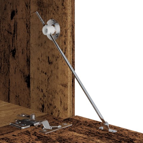 ZESTAW STOJAKA NA TELEWIZOR 4 SZT. STARE DREWNO 60X30X30CM