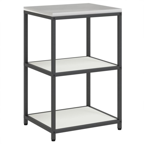 VidaXL Zestaw do przechowywania w kuchni 3 pcs Biały 180 x 50 x 92 cm