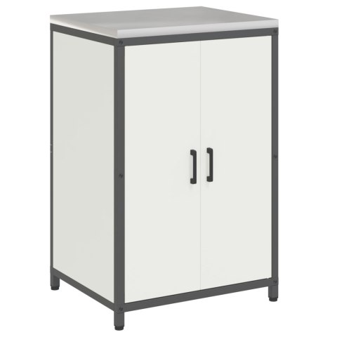 VidaXL Zestaw do przechowywania w kuchni 3 pcs Biały 180 x 50 x 92 cm