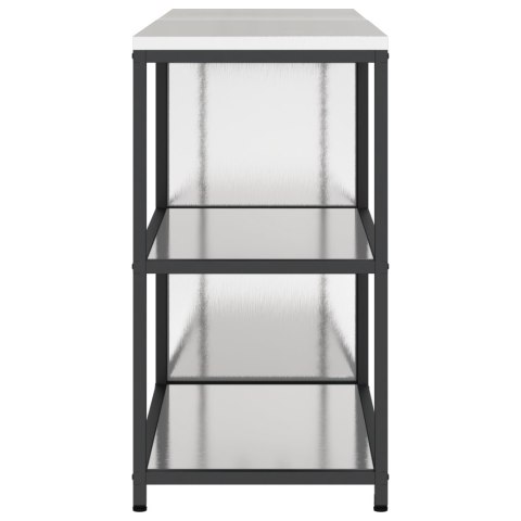 ZESTAW DO PRZECHOWYWANIA W KUCHNI Z PÓŁKĄ 2 PCS SREBRNY