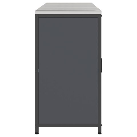 ZESTAW DO PRZECHOWYWANIA W KUCHNI Z PÓŁKĄ 3 SZT. ANTRACYTOWY