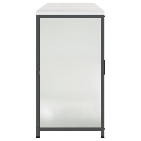 VidaXL Zestaw do przechowywania w kuchni z półką 3 pcs Srebrny