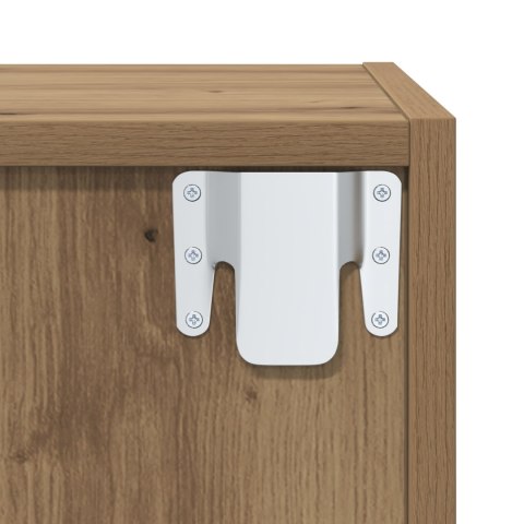 ZESTAW SZAFEK RTV 4 SZT. DĄB ARTISAN 37X37X142.5CM