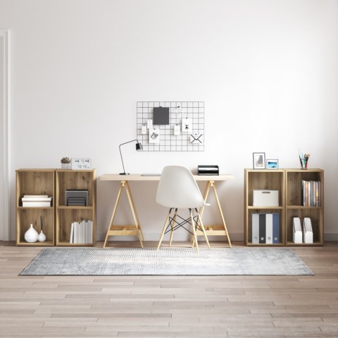 VidaXL Zestaw szafek RTV 4 pcs Dąb rzemieślniczy 72 x 35 x 36.5 cm