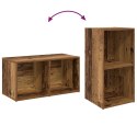 ZESTAW SZAFEK RTV Z PÓŁKĄ 4 PCS STARE DREWNO 72X 35X 36.5CM