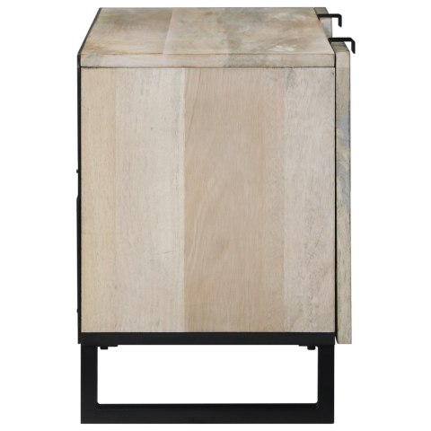 CENTRA ROZRYWKI I STOLIKI RTV BIAŁY I CZARNY 105X 33.5X 46CM