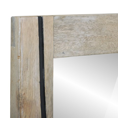 LUSTRO ŁAZIENKOWE Z LUSTREM BRĄZOWY SREBRNY 50X 2.5X 70CM