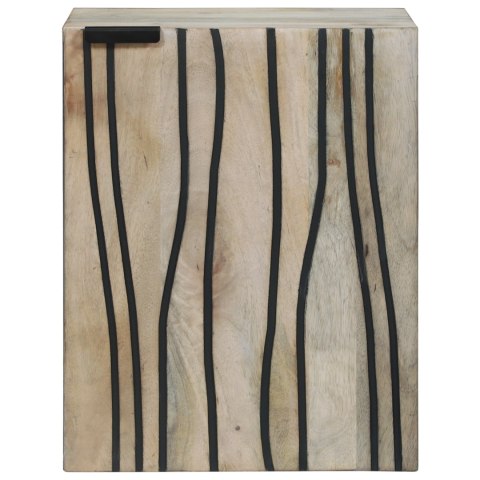 SZAFKA UMYWALKOWA Z PÓŁKĄ Z PRZECHOWYWANIEM Z DRZWIAMI BRĄZOWY 38X33.5X48CM