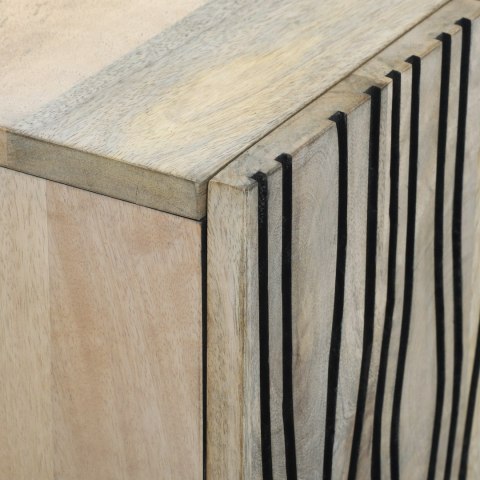 SZAFKI I REGAŁY NA MEDIA BIAŁY I CZARNY 105X33.5X46CM