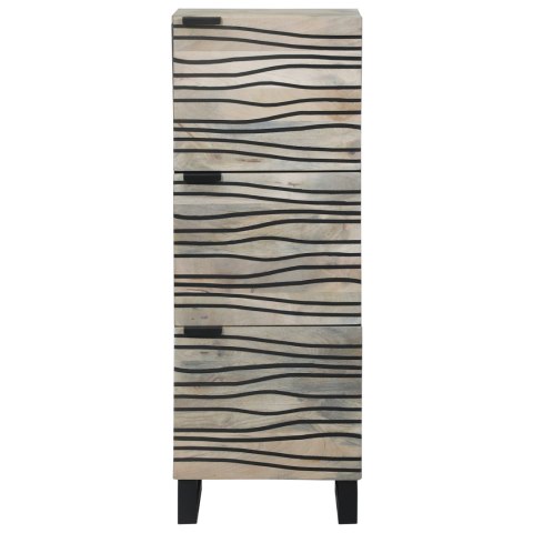 SZAFKI I REGAŁY NA MEDIA BIAŁY I CZARNY 40X33.5X110CM