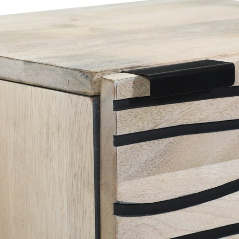 SZAFKI I REGAŁY NA MEDIA BIAŁY I CZARNY 40X33.5X110CM