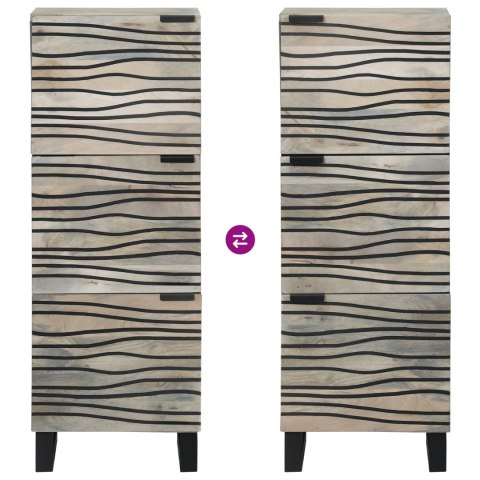 SZAFKI I REGAŁY NA MEDIA BIAŁY I CZARNY 40X33.5X110CM