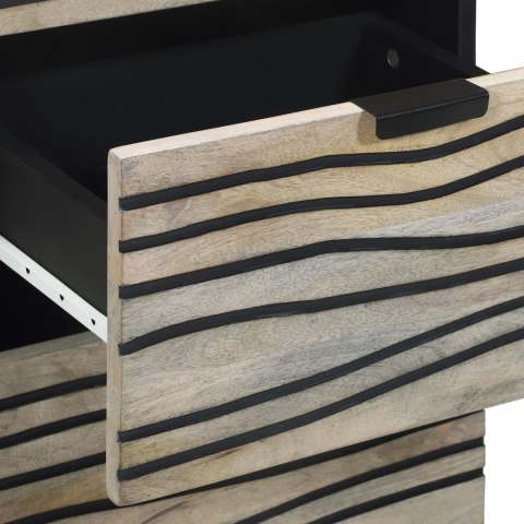 SZAFKI I REGAŁY NA MEDIA BIAŁY I CZARNY 40X 33.5X 75CM