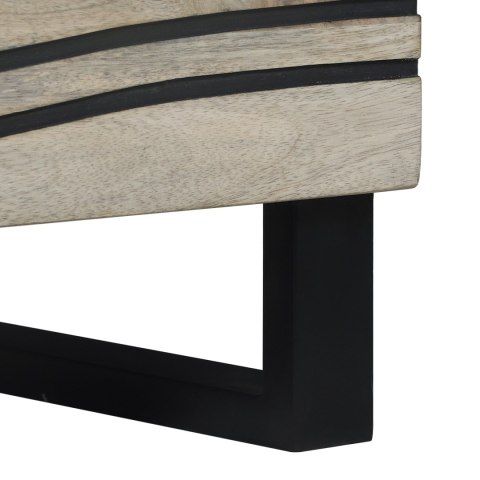 SZAFKI I REGAŁY NA MEDIA BIAŁY I CZARNY 40X 33.5X 75CM