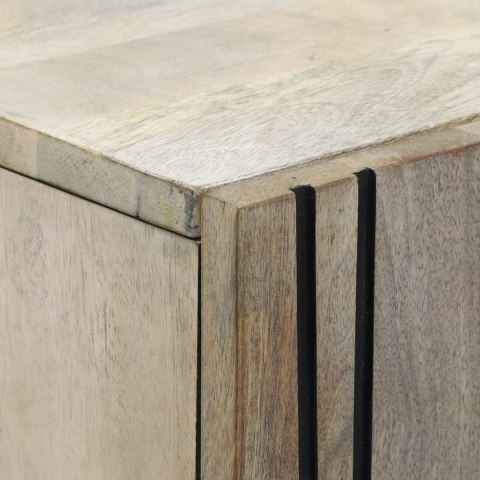 SZAFKI I REGAŁY NA MEDIA BIAŁY I CZARNY 60X33.5X100CM