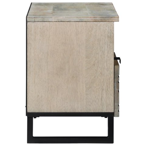 SZAFKI I REGAŁY NA MEDIA BIAŁY I CZARNY 80X 33.5X 46CM